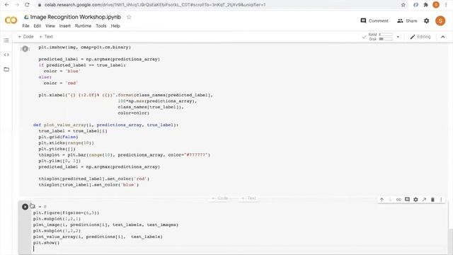 TensorFlow Workshop: Adding code to visualize our model in Google Colab - Part 9 смотреть онлайн