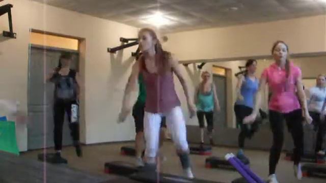 Маленькая степ-связка. Все участницам огромное спасибо смотреть онлайн