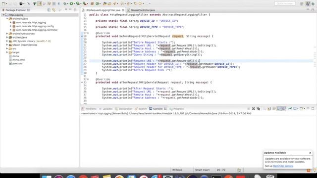 Http Request Logging in Spring Boot смотреть онлайн