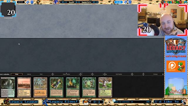 Legacy League with Elves #8 - Round 2 vs BR Reanimator смотреть онлайн