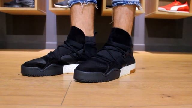 Adidas x Alexander Wang Bball Mid "Black" Onfeet Review | sneakers.by смотреть онлайн