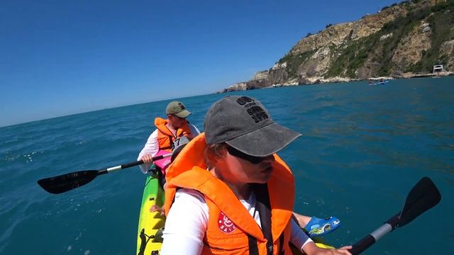 Фиолент Пляж Баунти на каяке Вечерняя атмосфера Севастополя смотреть онлайн