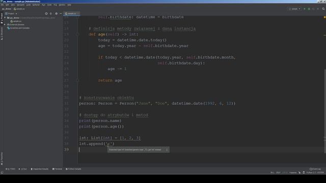 [PSiO 2019/20][Webinar] Python: Wprowadzenie (2) & Klasy смотреть онлайн