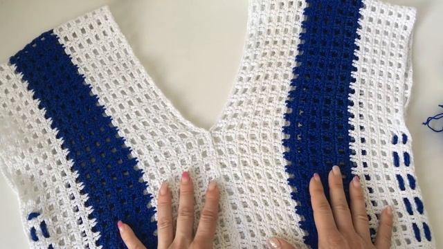 Пляжная накидка крючком//Быстро и Просто//Мастер класс. смотреть онлайн