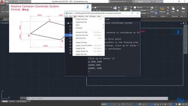 AutoCAD Coordinate Entry -- Workshop 2 | English-Tagalog смотреть онлайн