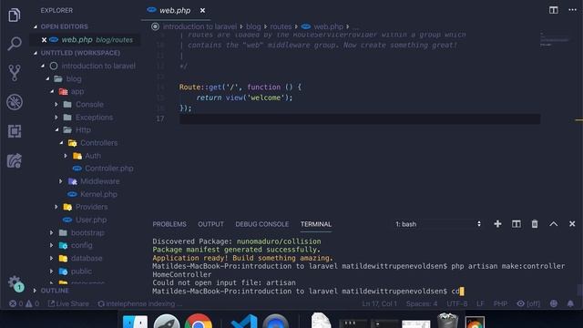 Laravel Introduction for Beginners | Folder Structure 2 out of 4 смотреть онлайн