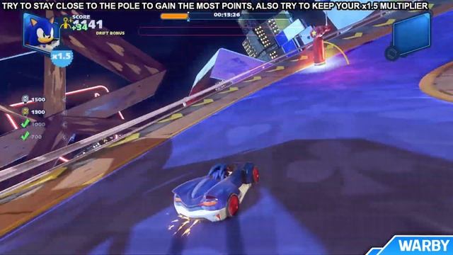 Team Sonic Racing - Platinum Medal: Roulette Road, DareDevil Guide смотреть онлайн