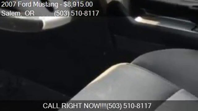 2007 Ford Mustang 2dr Cpe Premium For Sale In Salem, OR 9730