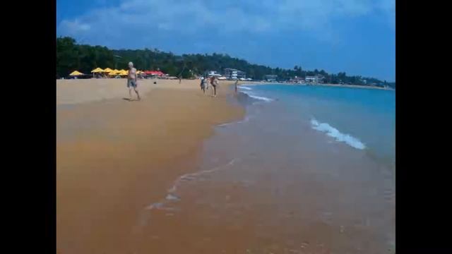 Пляж Унаватуна Шри Ланка, Beach Unawatuna Sri Lanka смотреть онлайн