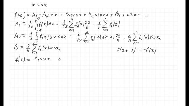 ТОЭ 70. Определение запеленгованного сигала при разложении в ряд Фурье. смотреть онлайн