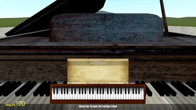 Garry's Mod Spotlight - Playable Piano смотреть онлайн