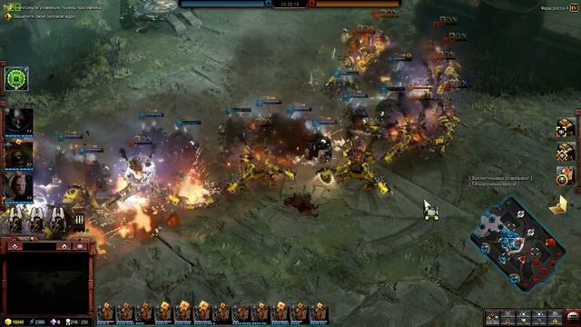 Warhammer:40000 Dawn of War III - Mass Dreadnought Epic battle смотреть онлайн