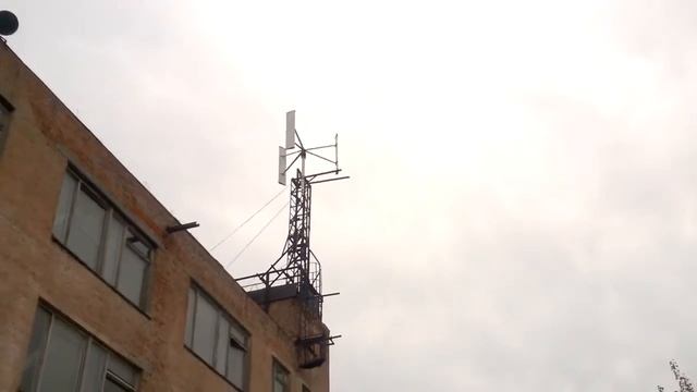 Вертикальный ветрогенератор 1 кВт. смотреть онлайн
