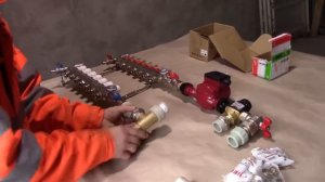 Коллектор для тёплого пола и отопления .Обзор,сборка и установка коллекторного блока от  Фирмы VIEI