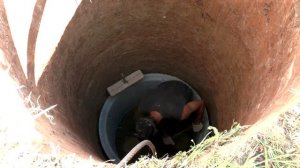 Дренажный колодец для отведения воды из септика Танк
