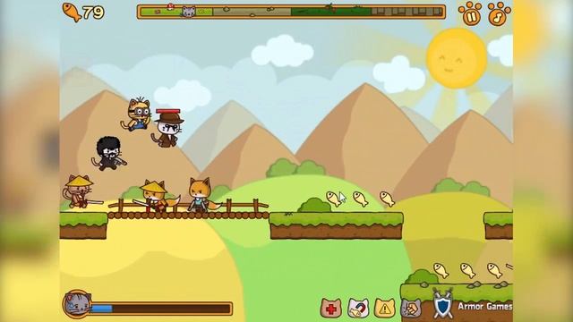 StrikeForce Kitty "Котята в костюмчиках" с Сибирским Леммингом (Armor Games) смотреть онлайн