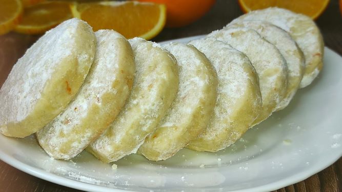 Домашнее АПЕЛЬСИНОВОЕ ПЕЧЕНЬЕ к чаю. смотреть онлайн