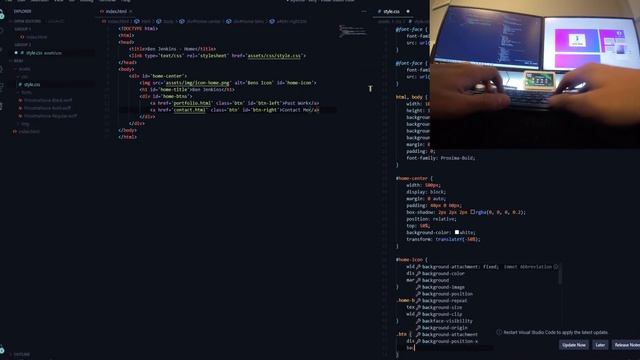 Personal Website Development Timelapse - UI/UX & Code смотреть онлайн