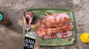 ЩУКА НА УГЛЯХ.Рецепт щуки на мангале.Быстро и вкусно!