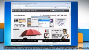 How to clear Firefox form and search history in Windows 7