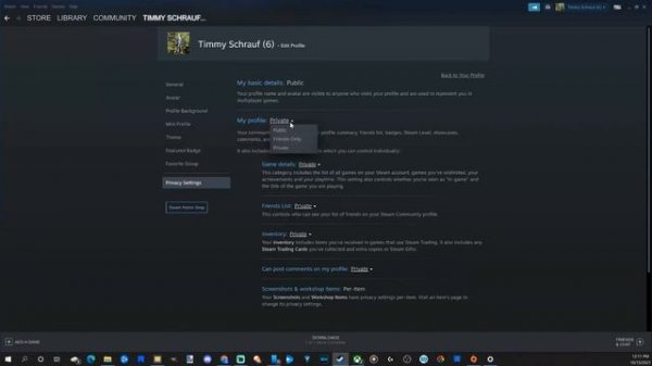 How to Change Steam Profile Public, Private or Friends Only (Privacy Settings PC)