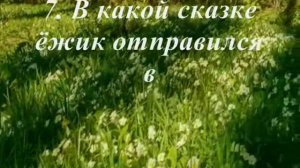 Литературная викторина Природа знакомая и незнакомая