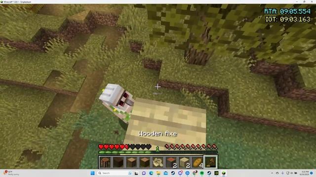 Minecraft 1.20.1 RSG All Logs in 18:07 IGT смотреть онлайн