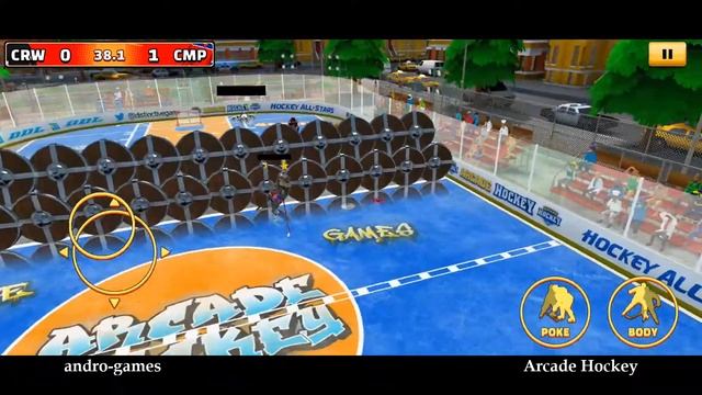 Arcade Hockey (by Distinctive Games) - sports game for Android and iOS - gameplay. смотреть онлайн