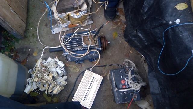 Разъяснение по запуску 5.5кВт двигателя от аккумулятора. смотреть онлайн