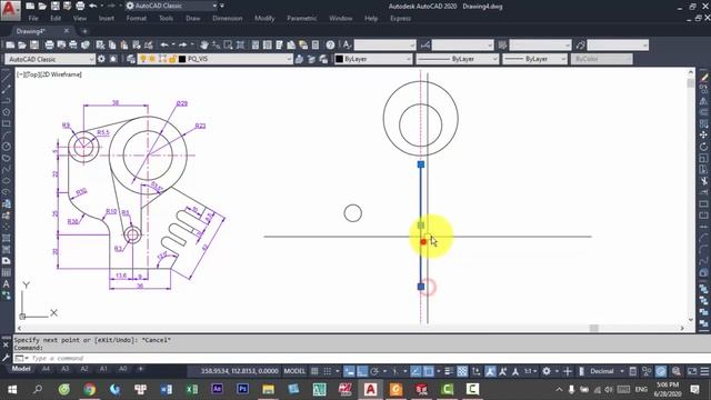 AUTOCAD CƠ KHÍ - HƯỚNG DẪN VẼ AUTOCAD 2D CƠ KHÍ BÀI - 9 смотреть онлайн
