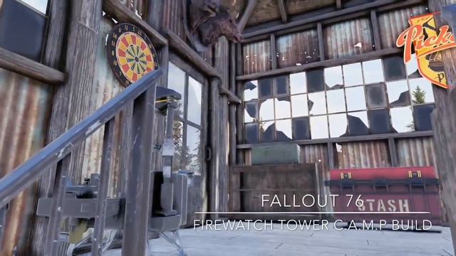 Fallout 76 Camp Build: Firewatch Tower смотреть онлайн