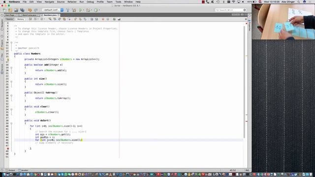 Java for 2GIG - Programming selection sort in Java смотреть онлайн