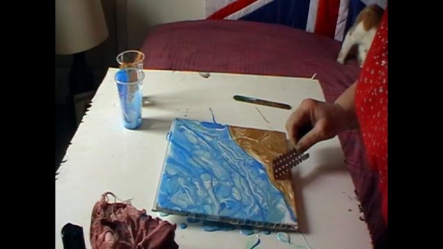 все секреты рисования в технике Fluid Art (жидкий акрил) смотреть онлайн