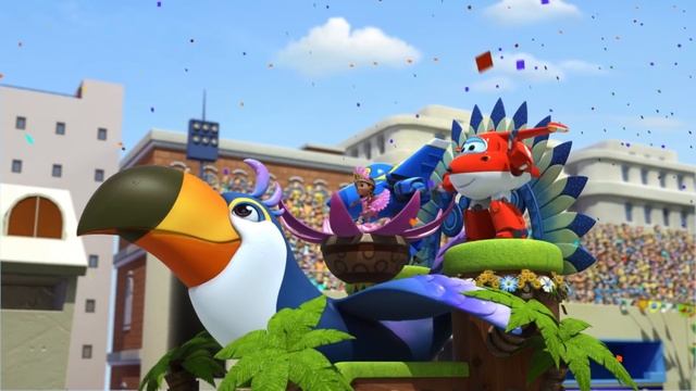 It’s Samba Time! Feel The Beat! | SuperWings Highlight | S1 EP9