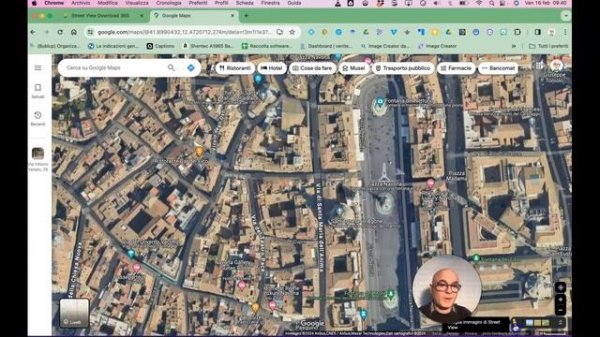 scarica immagini 360 da google maps