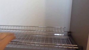 Сборка и установка посудосушилки.