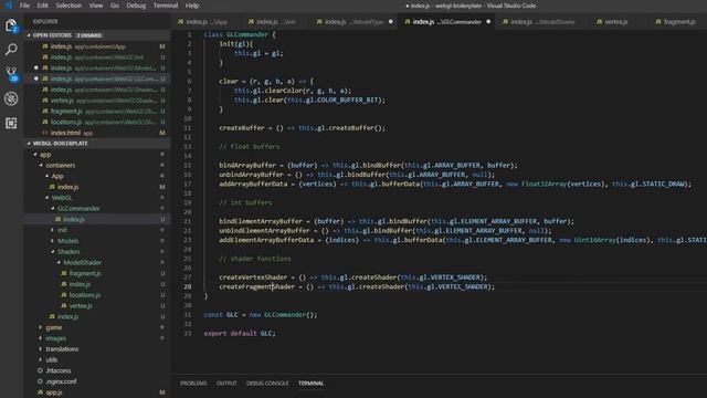 WebGL React component - EP2 - drawing a triangle смотреть онлайн