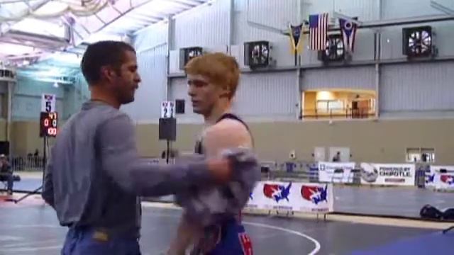 FILA Cadet Greco Final 50kg - Phillip Laux (Iowa) vs. James Flint (Florda).mp4 смотреть онлайн