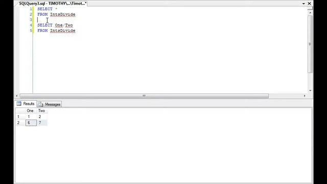 TSQL: How To Get DECIMAL Values FROM INTs In Division смотреть онлайн