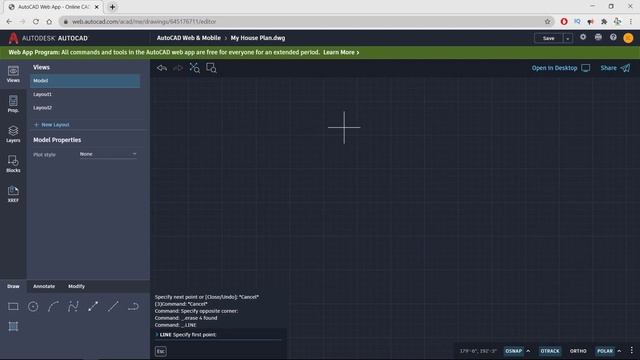 Draw House PLAN Online without SOFTWARE Installation! AutoCAD Web App Series [Lecture 2] смотреть онлайн