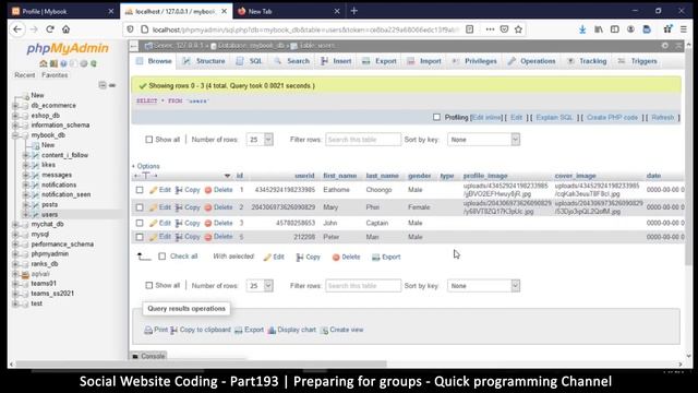 Social Website from scratch - Part 193 - Preparing for groups | OOP PHP with MYSQL Database смотреть онлайн
