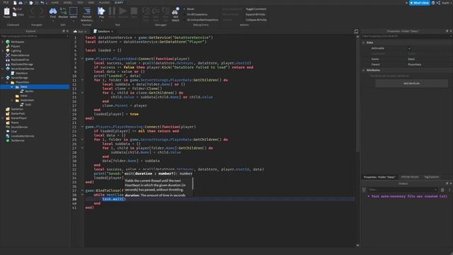DataStore (Saving & Loading Player Data) - Roblox Scripting Tutorial смотреть онлайн