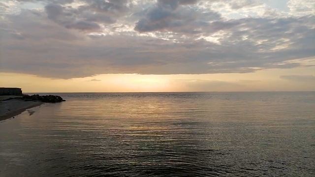 Должанская коса, Отдых на Азовском море, Ужин на берегу моря, Закат на море смотреть онлайн