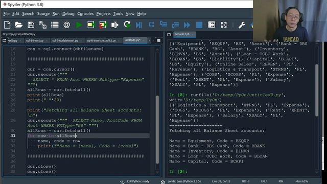 Python Programming - Python SQLite T04 - Retrieve, Sort, Search (Part 2/3) смотреть онлайн