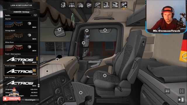 [ETS2 v1.37] Mercedes Actros MP4 edit by Alex v1.6 *MegaMod* смотреть онлайн