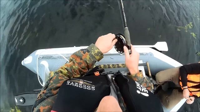 Кубенское 8 августа 2017 г. Badger CL-300. Ловля окуня. смотреть онлайн