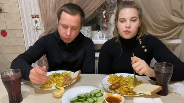 ПЕРВЫЙ МУКБАНГ?ДОМАШНЯЯ КАРТОШКА ФРИ? очень переживали смотреть онлайн