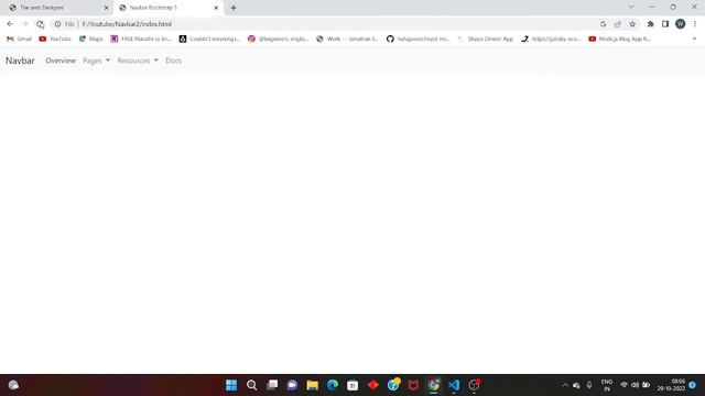 How to create a Responsive Navbar using HTML,CSS and Bootstrap 5 смотреть онлайн