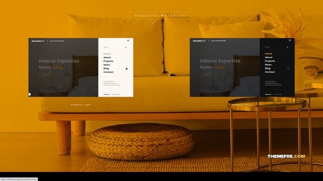 Homekins - Interior WordPress Theme interactive bootstrap смотреть онлайн