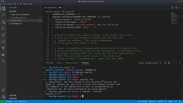 Installing Open5GS VM using Vagrant смотреть онлайн